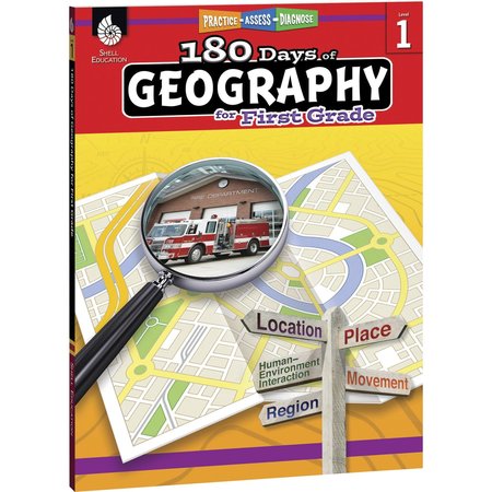 Shell Education 180 Days of Geography for First Grade 28622